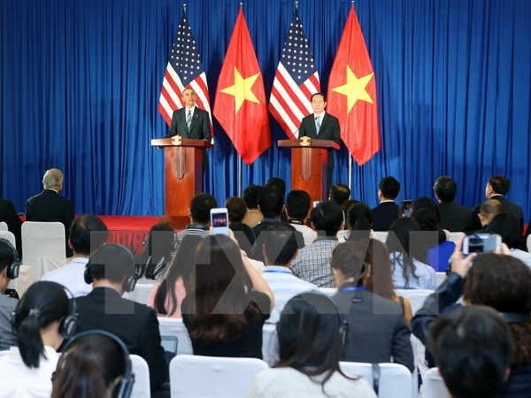 Conférence de presse internationale Vietnam-Etats-Unis