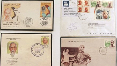 Les timbres postaux à l’effigie du Président Hô Chi Minh