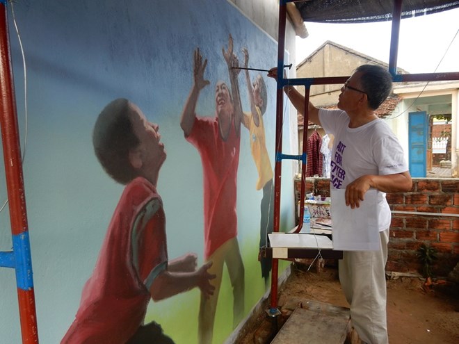 Projet pour colorer des villages du Centre avec des fresques murales