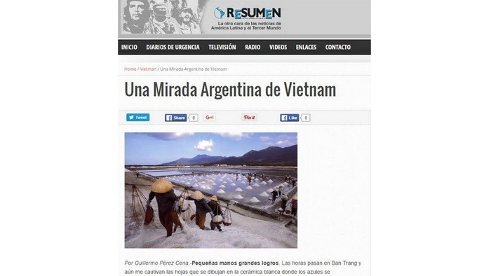 Un journal argentin fait l éloge de la beauté du Vietnam