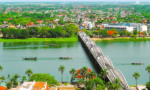 Huê, ville verte du Vietnam 2016