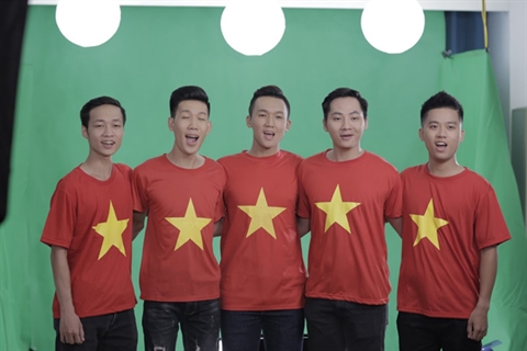 Tournage du clip «Vietnam, c’est notre pays»