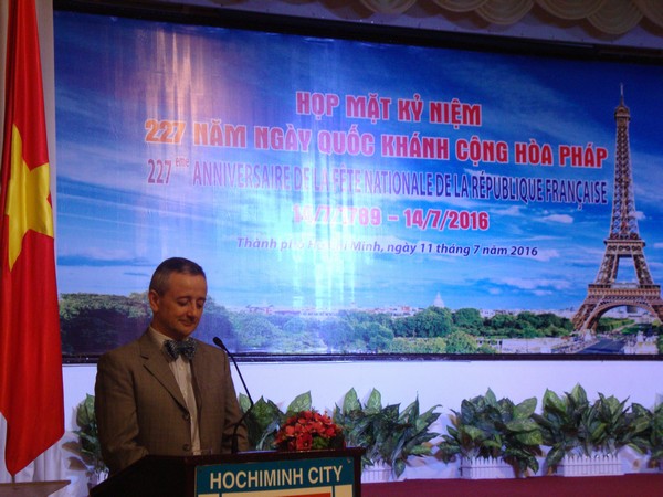 Célébration du 227e anniversaire de la fête nationale française à Ho Chi Minh-Ville