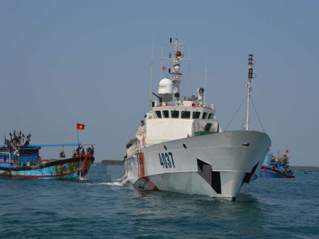 Protestation après l attaque chinoise d un bateaux de pêche vietnamien