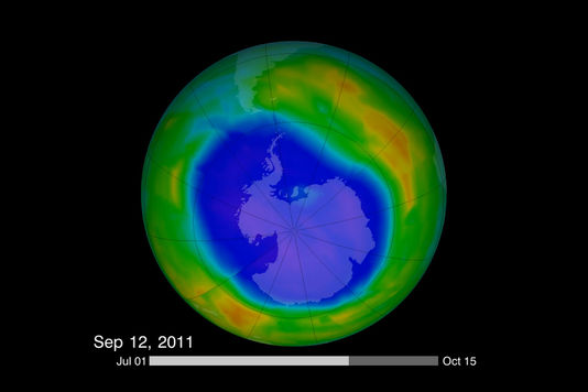 La couche d’ozone est en train de se guérir