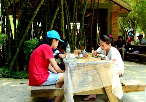 Atelier de peinture pour les enfants de Hoi An