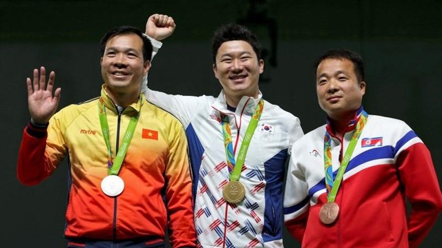 JO  Hoàng Xuân Vinh monte de nouveau sur le podium