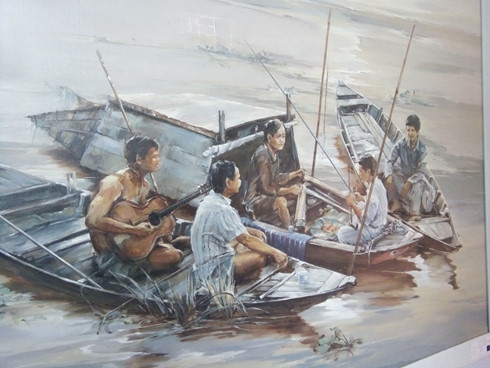 Tiên Giang Ouverture de l’exposition des beaux-arts du Delta du Mékong