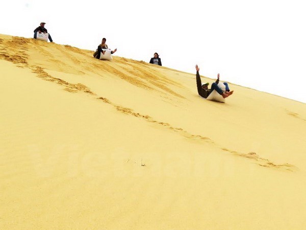 Une délégation de Famtrip explore le tourisme à Binh Thuân