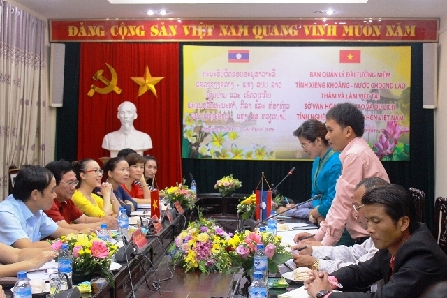 Nghê An - Xiangkhouang Échange d’expériences dans la gestion et la conservation des vestiges historiques et culturels