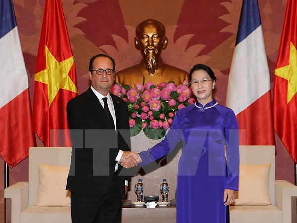 Entrevue Nguyen Thi Kim Ngan - François Hollande