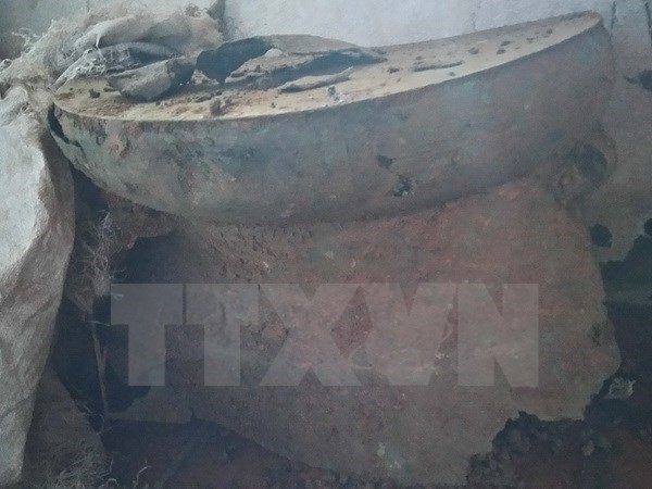 Un tambour de bronze de deux mille ans découvert à Thanh Hoa
