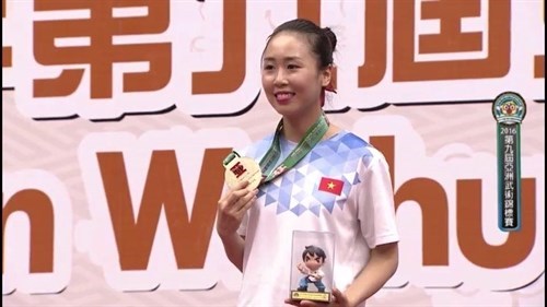 Le Vietnam remporte quatre médailles d or aux Championnats d Asie de wushu
