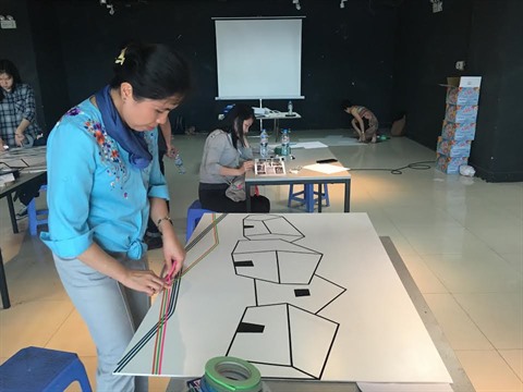Tape That apporte l’art du ruban adhésif au Vietnam