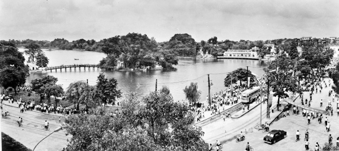 Les rues de la capitale dans les années 1980