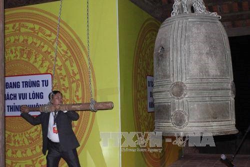 Une paire de cloches anciennes à Cao Bang reconnue Trésors nationaux