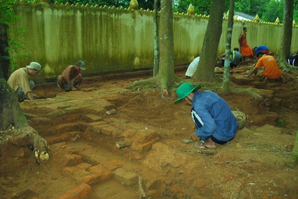 Les fouilles confirment la valeur scientifique de l ancienne pagode de Tra Vinh