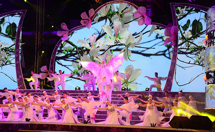 Diên Biên  ouverture de la fête de la fleur de bauhinie 2017