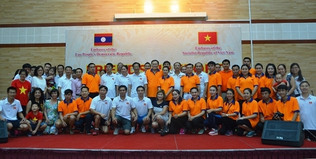 Echange sportif entre ambassades du Vietnam et du Laos au Cambodge