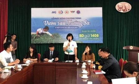 La Croix-Rouge vietnamienne lance le programme «Les jardins potagers de Truong Sa»