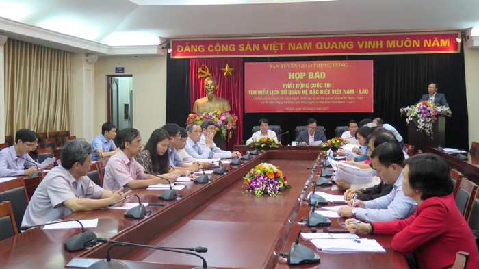Lancement d un concours sur l histoire des relations spéciales Vietnam-Laos