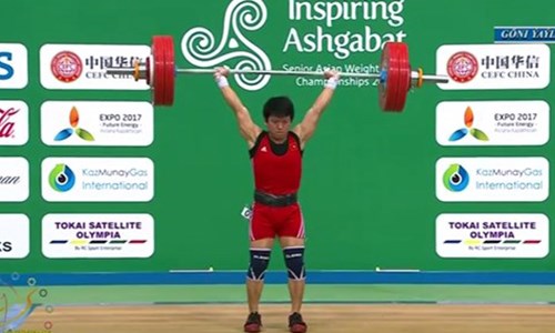 Le Vietnam gagne une médaille d’or aux Championnats d’Asie d haltérophilie 2017