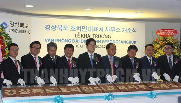 Inauguration du bureau de province sud-coréenne Gyeongsangbuk à HCM-Ville