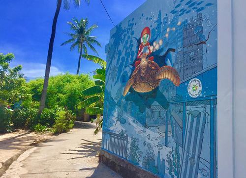 Un nouveau village de fresques murales à Ly Son