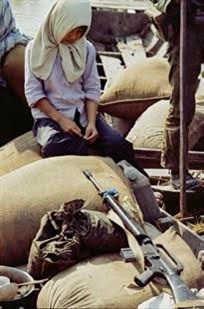 Exposition sur la guerre du Vietnam à Caen, en France