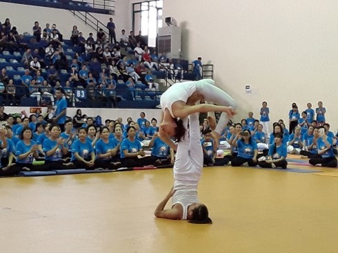 Journée du Yoga à Can Tho