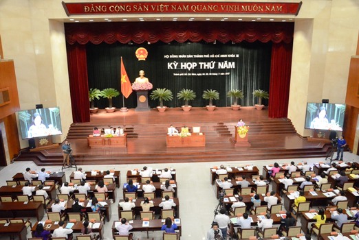 Ouverture de la 5e session du Conseil populaire de Ho Chi Minh-Ville