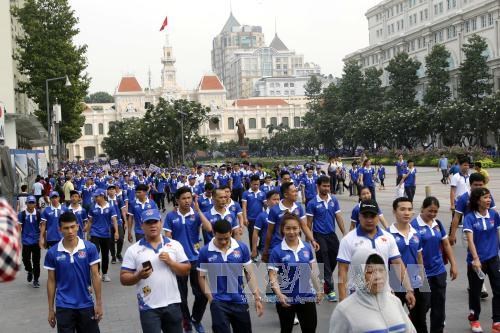 Soutien à la délégation sportive vietnamienne des 29es SEA Games