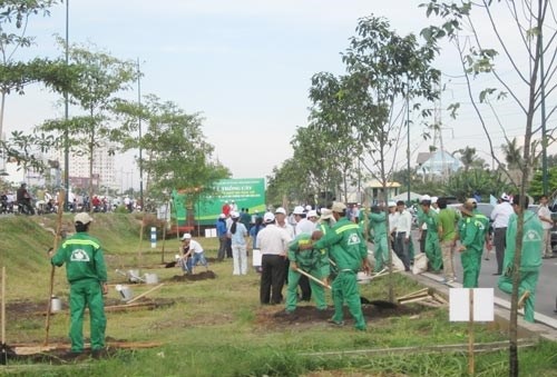 HCM-Ville Lancement du mouvement de plantation d’arbres