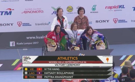ASEAN ParaGames 9  le Vietnam remporte 4 médailles d’or en natation
