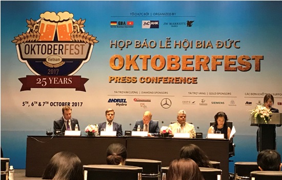 Le festival de la bière d Oktoberfest 2017 se tiendra à Ho Chi Minh-Ville et Hanoi