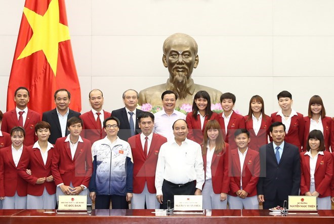 Le PM félicite les sportifs vietnamiens aux SEA GAMES 29