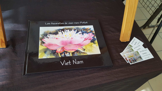Exposition sur le Vietnam d un peintre français