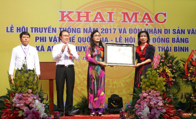 Thai Binh le Festival du temple Dong Bang reconnu comme patrimoine national