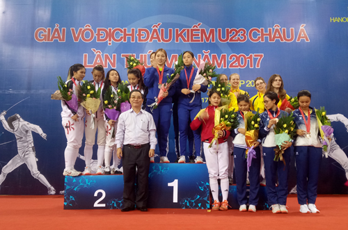 Championnats d’escrime d Asie U23  le Vietnam sur le podium