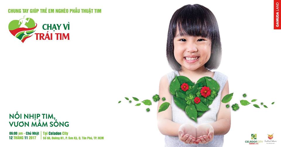 Course pour le coeur 2017 en faveur des enfants atteints de cardiopathie congénitale