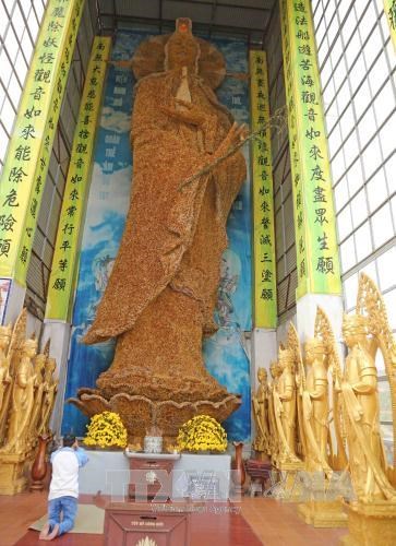 Une statue de la déesse Quan Yin au Vietnam reconnue par World Records Union