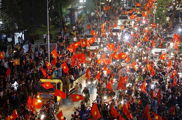 Une nuit de folie pour tous les Vietnamiens