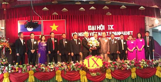 15 personnes élus au Comité exécutif du mandat 2018-2023 de l’Association des Vietnamiens à Savannakhet