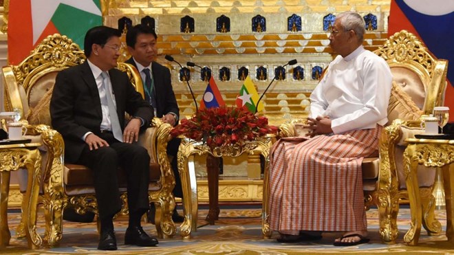 Le Premier ministre laotien en visite au Myanmar
