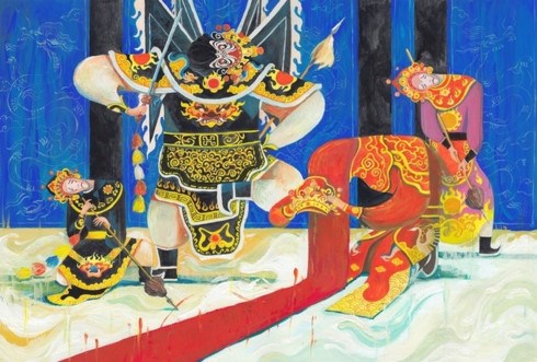 Exposition sur l art du Tuong à Ho Chi Minh-Ville