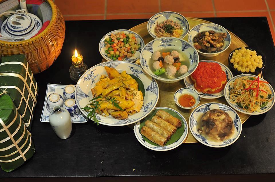 La beauté culturelle dans les plats du Tet