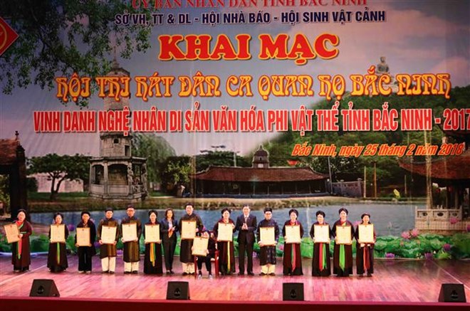 Bac Ninh honore 47 artisans du patrimoine culturel immatériel
