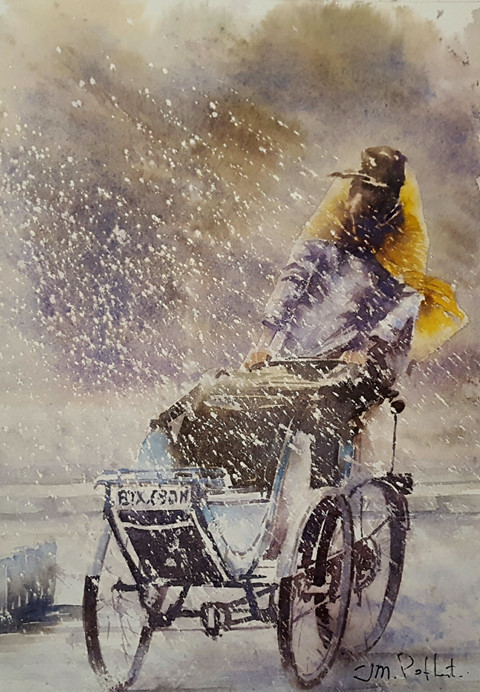 Un aquarelliste français passionné du Vietnam