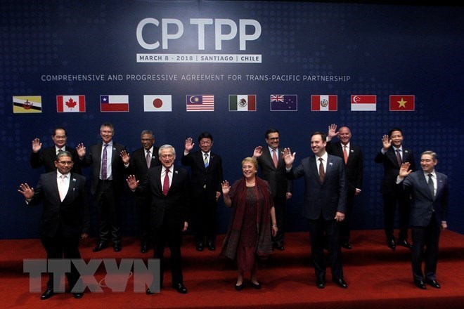 Signature officielle de l accord trans-pacifique CPTPP au Chili