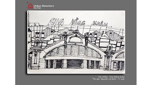 Ouverture de l’exposition Les enfants dessinent Hanoi 2018